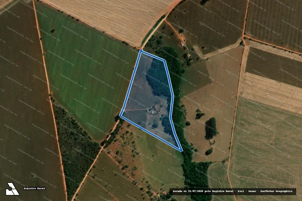 Imagem de satélite de Fazenda Tapatinga - Parte 2 em Catalão - GO
