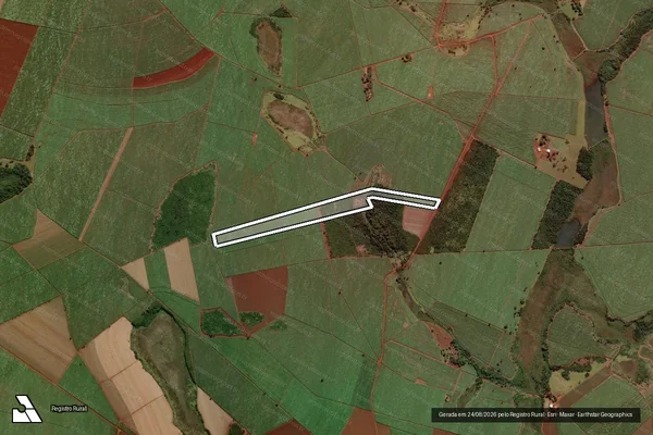 Imagem de satélite de Fazenda São Manoel - Fazenda São Manoel em Morro Agudo - SP