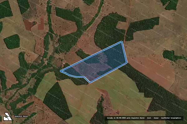 Imagem de satélite de FAZENDA SÃO JOSÉ L.D. TURVO - Parte 1 em Jataí - GO