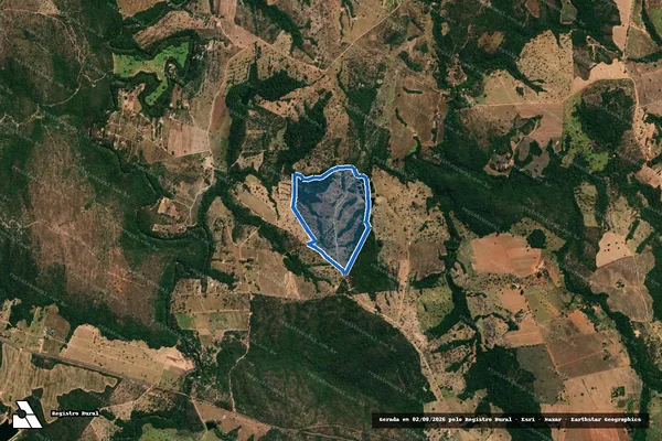 Imagem de satélite de Lote 04 ? Projeto de Assentamento Olga Benário - Gleba A em Ipameri - GO
