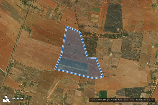 Imagem de satélite de FAZENDA CAROEIRA - 001 em Ibititá - BA
