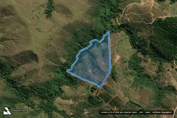 Imagem de satélite de FAZENDA GURITA - Gleba A em Tapiraí - MG