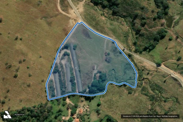 Imagem de satélite de Lugar denominado Meireles - Parcela 1 em Pará de Minas - MG