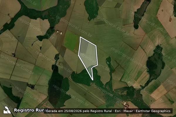 Imagem de satélite de Fazenda Bacuri I - Parcela 1 em Maracaju - MS
