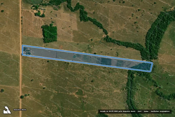 Imagem de satélite de LOTE 34 A PARTE1 GL 21 ST ROLIM DE MOURA, P.F. GY PARANA - Parcela 1 em Novo Horizonte do Oeste - RO