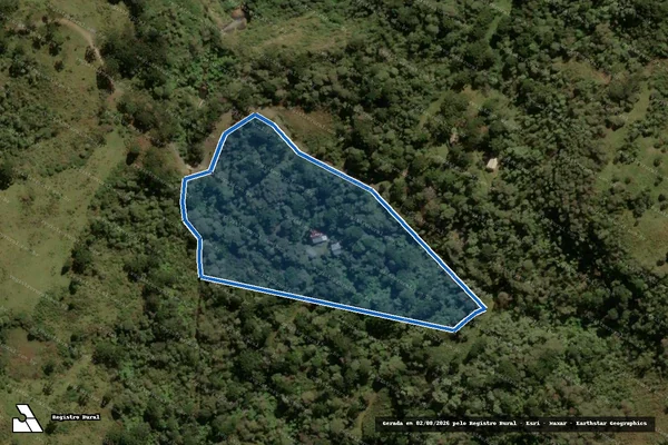 Imagem de satélite de . - Gleba 01 em Urubici - SC