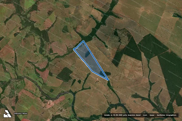 Imagem de satélite de FAZENDA COQUEIROS - Parte 1 em Itajá - GO