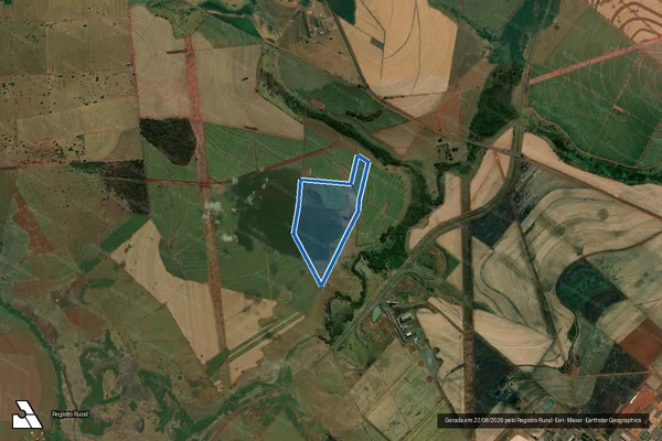 Imagem de satélite de Fazenda Monte Alto - Parte 1 em Iturama - MG