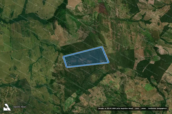 Imagem de satélite de FAZENDA SANTA ROSA PARTE 1 - Parte 7 em Miranda - MS