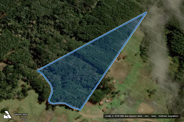 Imagem de satélite de Fazenda Taquara - . em Bocaina do Sul - SC