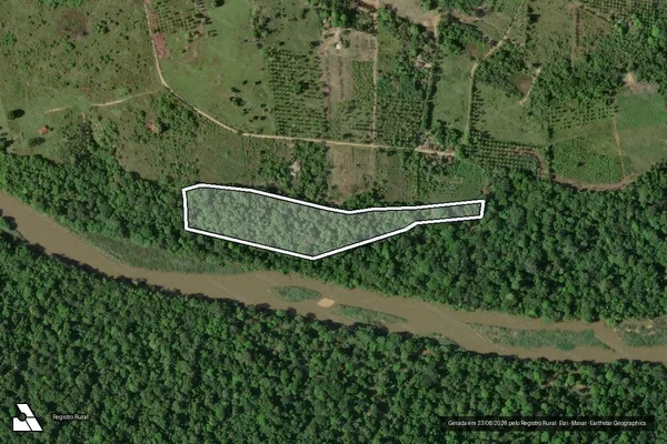 Imagem de satélite de Reserva Legal ? R10 ? PA Paulo Freire - Perímetro em Mucuri - BA