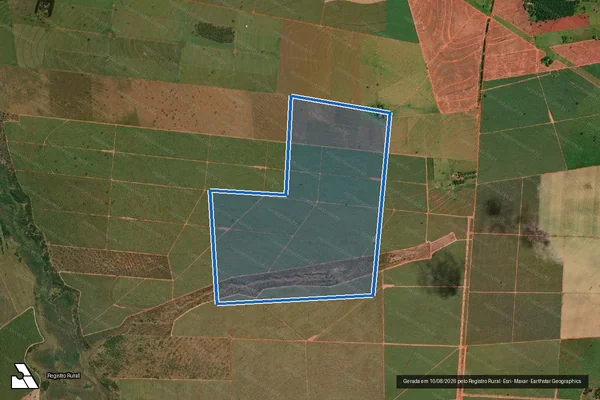 Imagem de satélite de Fazenda Daniel - Fazenda Daniel em Mirante do Paranapanema - SP