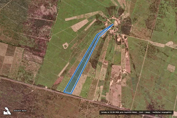 Imagem de satélite de FAZENDA VALE DO GURGUÉIA/CAJUNORTE - Célula D ? Lote 04 em Canto do Buriti - PI