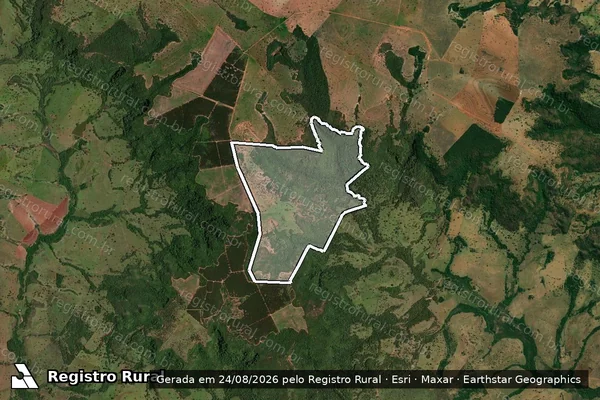 Imagem de satélite de FAZENDA SANTO EXPEDITO - Parte 1 em Paranaíba - MS