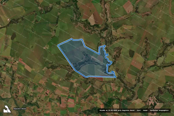 Imagem de satélite de FAZ BALSAMO DO RIO VACARIA - PARTE 1 em Sidrolândia - MS