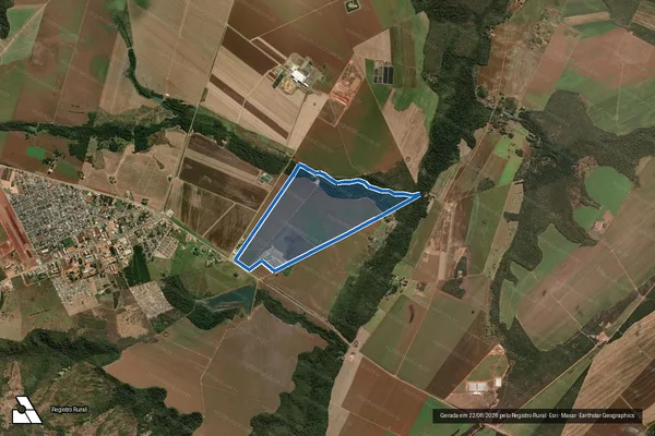 Imagem de satélite de Fazenda Primavera (Remanescente) em Diamantino - MT