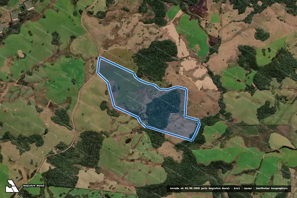 Imagem de satélite de FAZENDA SANTA CLARA - Gleba D em Curitibanos - SC