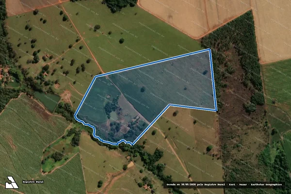 Imagem de satélite de FAZENDA SÃO BENTO - 001 em Anicuns - GO
