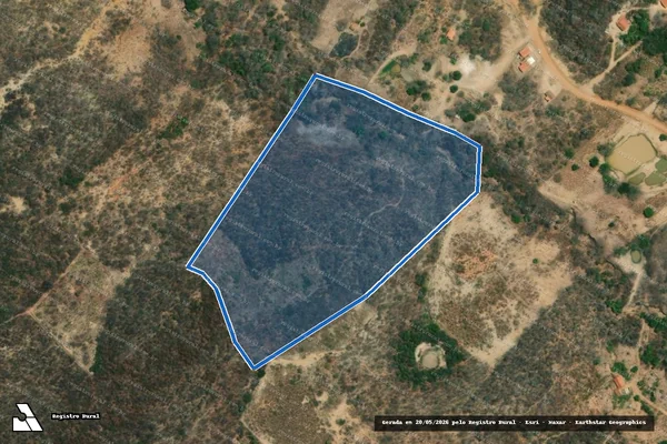 Imagem de satélite de Fazenda Bosque - Parte 1 em Jenipapo de Minas - MG