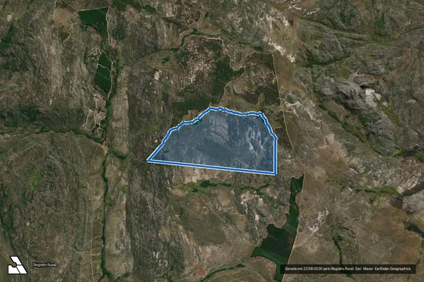 Imagem de satélite de FAZENDA LAZÃO - GLEBA A em Lassance - MG