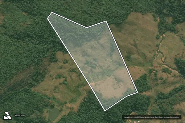Imagem de satélite de SÍTIO SÃO JOSÉ - Parte 1 em Rio Claro - RJ