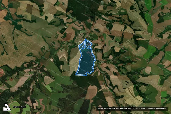 Imagem de satélite de Fazenda São Carlos – Mat. 18.769 em Cascavel - PR