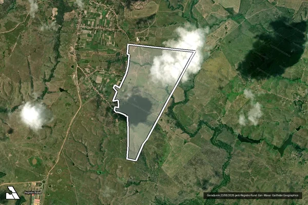 Imagem de satélite de FAZENDA VERA CRUZ - PERÍMETRO em Lagarto - SE