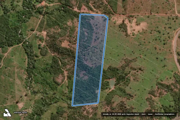 Imagem de satélite de Chácara Mirante do Paraiso, Gleba 01B, Partes dos Lotes 31 e 03, Lot. Paraíso Fls. A e  B - Chácara Mirante do Paraíso, Gleba 01B (Parte da Gl 01), Parte dos Lotes 31 e 03 do Loteamento Paraíso Fls. A e B em Paraíso do Tocantins - TO