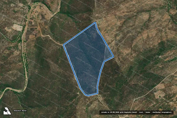 Imagem de satélite de Fazenda Ramada - Parte 1 em Santa Cecília - PB