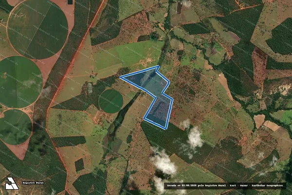 Imagem de satélite de FAZENDA SANTA MARIA DE BAIXO - FAZENDA SANTA MARIA DE BAIXO em Abaeté - MG