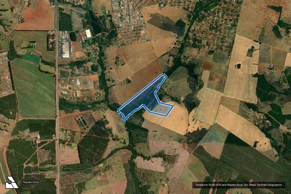 Imagem de satélite de Fazenda Suçuapara - PARCELA 01 em Bela Vista de Goiás - GO