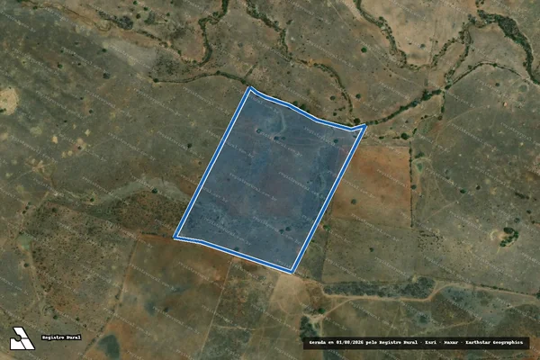 Imagem de satélite de FAZENDA LAGOA - GLEBA 03 em Carira - SE