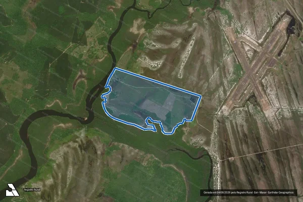 Imagem de satélite de FAZENDA MANGABEIRA - Lote 02 em Caravelas - BA