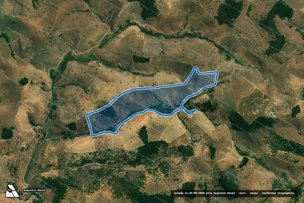 Imagem de satélite de FAZENDA BOA SORTE - Parte 1 em Ataléia - MG