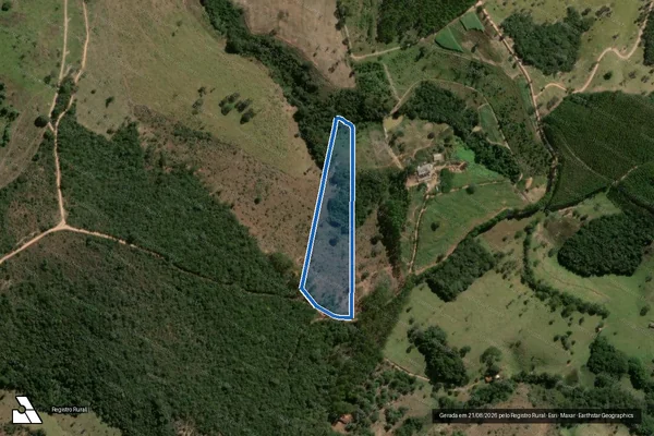 Imagem de satélite de "Fazenda Estiva" - Gleba 01 - C-20 em Itatiaiuçu - MG