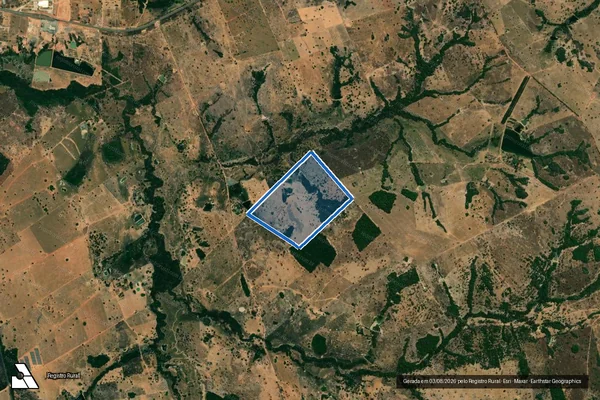 Imagem de satélite de ESTÂNCIA FLOR DA MATA - 001 em Jussara - GO