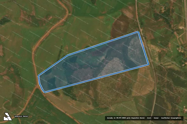 Imagem de satélite de PA ALVORADA / Lote 74 - Lote 74A em Júlio de Castilhos - RS