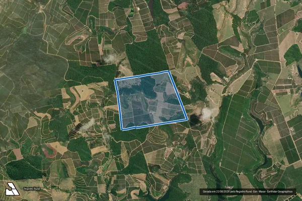 Imagem de satélite de FAZENDA BOA VISTA - Parte 1 em Rio Bananal - ES