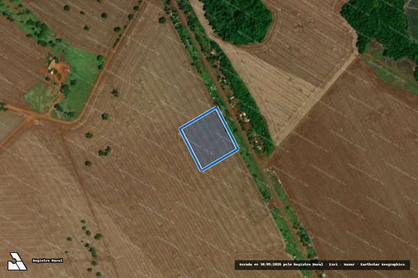 Imagem de satélite de Fazenda Bacuri - Parte 2 em Rio Brilhante - MS
