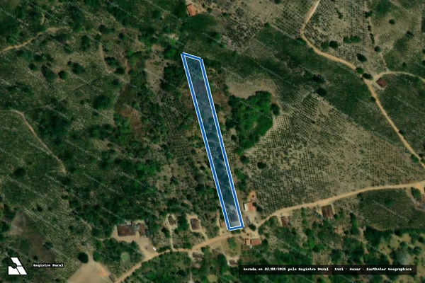 Imagem de satélite de SÍTIO CHÃ DA BARRA - Parte 1 em Alagoa Nova - PB