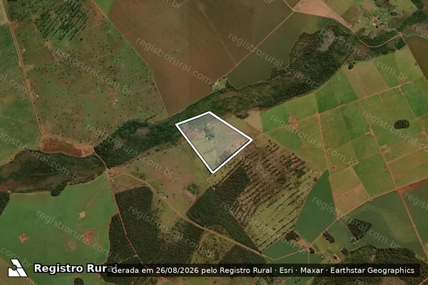 Imagem de satélite de FAZENDA PASSA TEMPO ? ALVORADA  - ÁREAS ?A e B? em Sidrolândia - MS