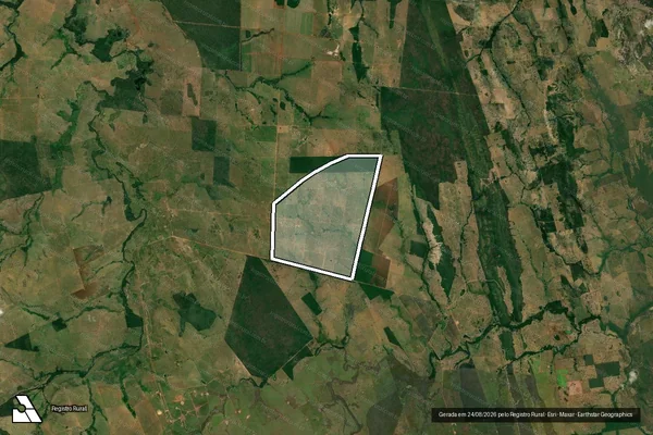 Imagem de satélite de Fazenda Tangará / Gleba 04 - Gleba 04 em Porto Esperidião - MT