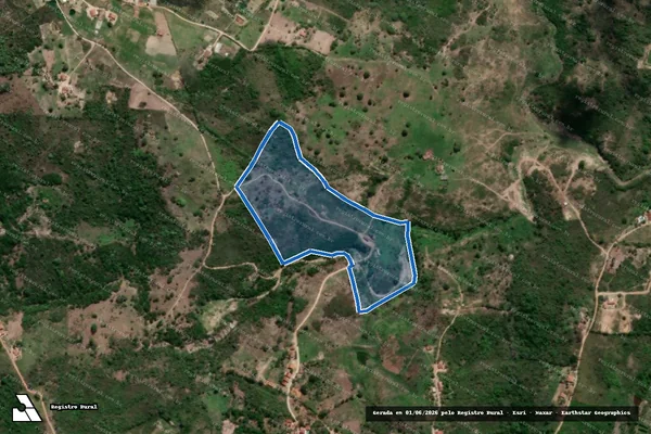 Imagem de satélite de Sítio Floriano - Parcela 1 em Lagoa Seca - PB