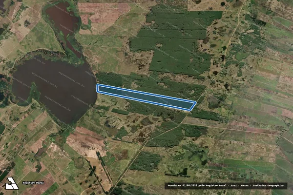 Imagem de satélite de Floresta da Lagoa do Bonito - Parte 1 em Tavares - RS