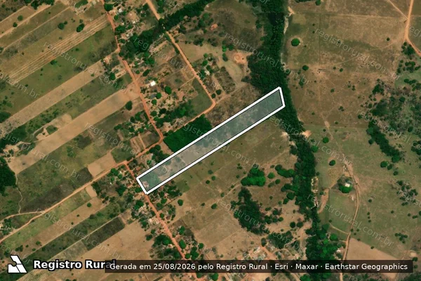 Imagem de satélite de Lote Desm. da Gleba Ibitinga - Lote 18 em Novo Horizonte do Norte - MT
