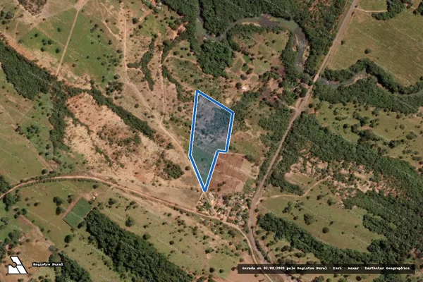 Imagem de satélite de Fazenda ´´SANTO ANTONIO - GLEBA 01``, antiga Fazenda São Domingos - Gleba Desmembrada 04 em Buritis - MG