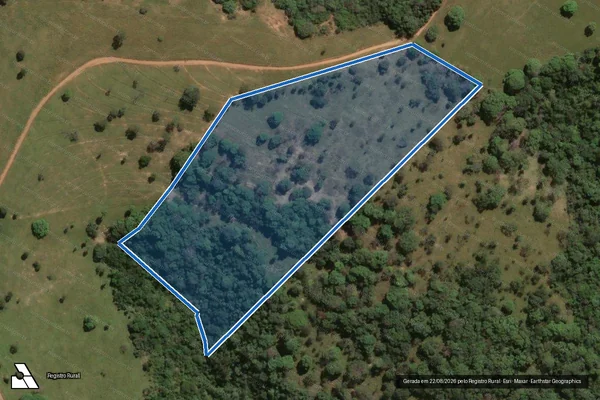 Imagem de satélite de FAZENDA SÃO GONÇALO, LUGAR DENOMINADO TAQUARA - 001 em São Gonçalo do Abaeté - MG