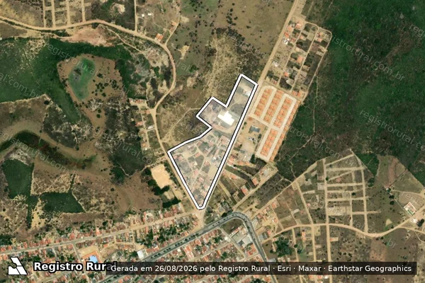 Imagem de satélite de FAZENDA SANTA CECILIA - Parte 3 em Maracás - BA