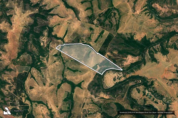 Imagem de satélite de Fazenda Prata dos Netos - Parte 1 em Presidente Olegário - MG