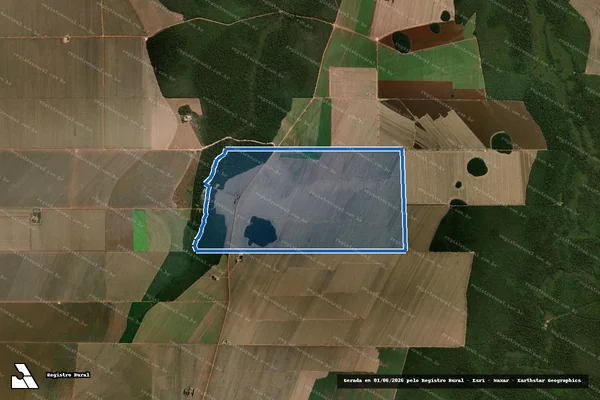 Imagem de satélite de FAZENDA MEDIANEIRA II em Comodoro - MT